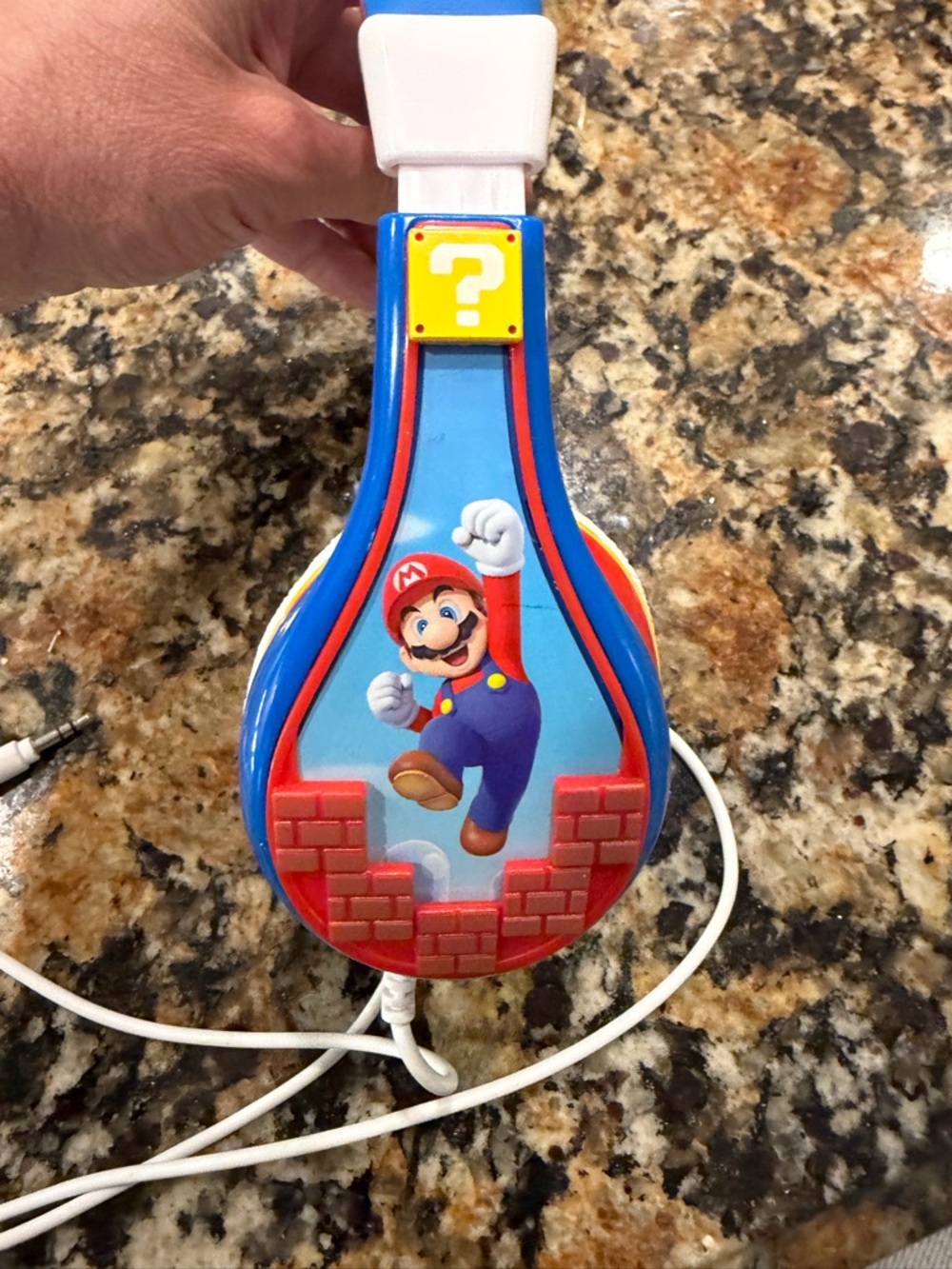 Nintendo Blue & Red Super Mario Kids Wired Headphones